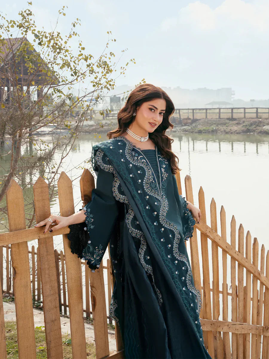 3pcs Izel Green Sajal Ali lawn
