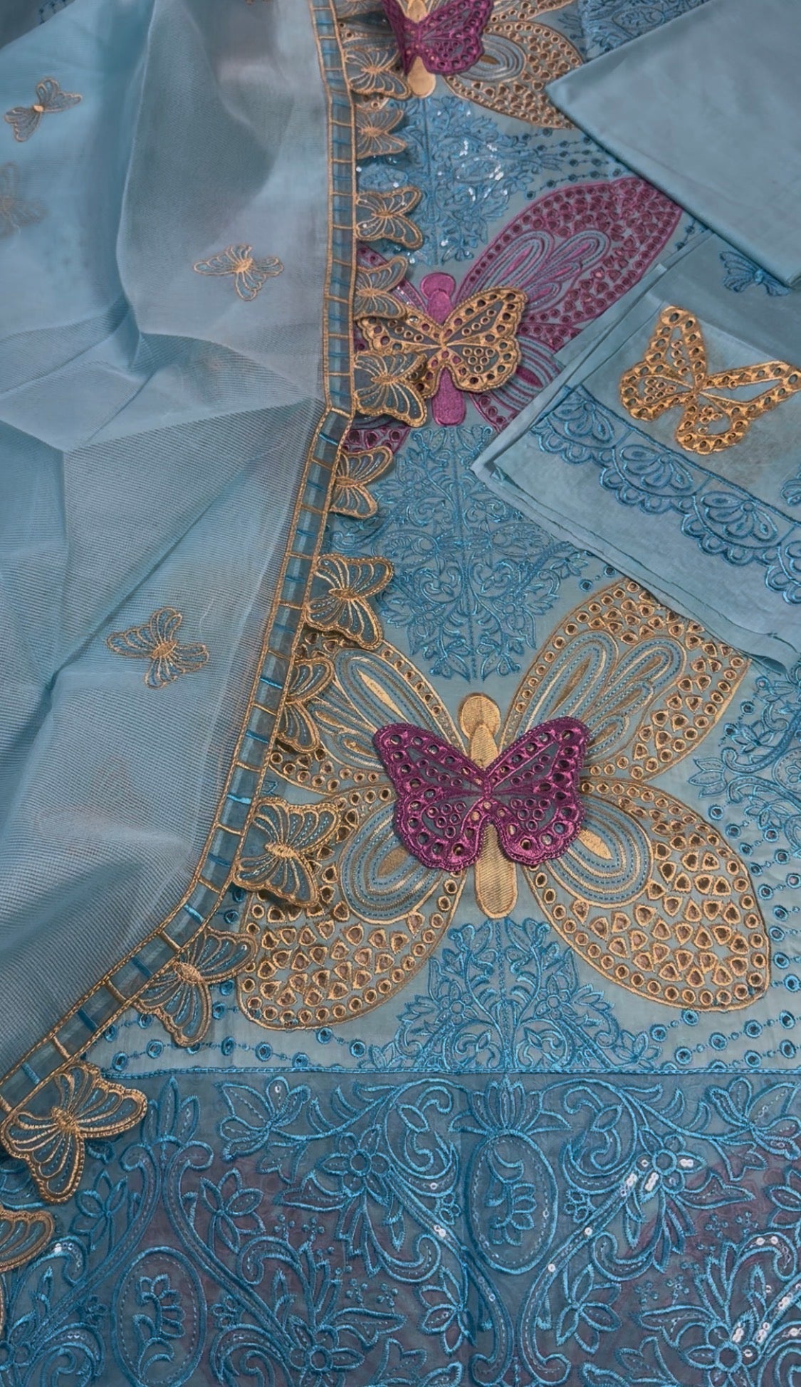 3pcs Big Butterfly Sky Lawn