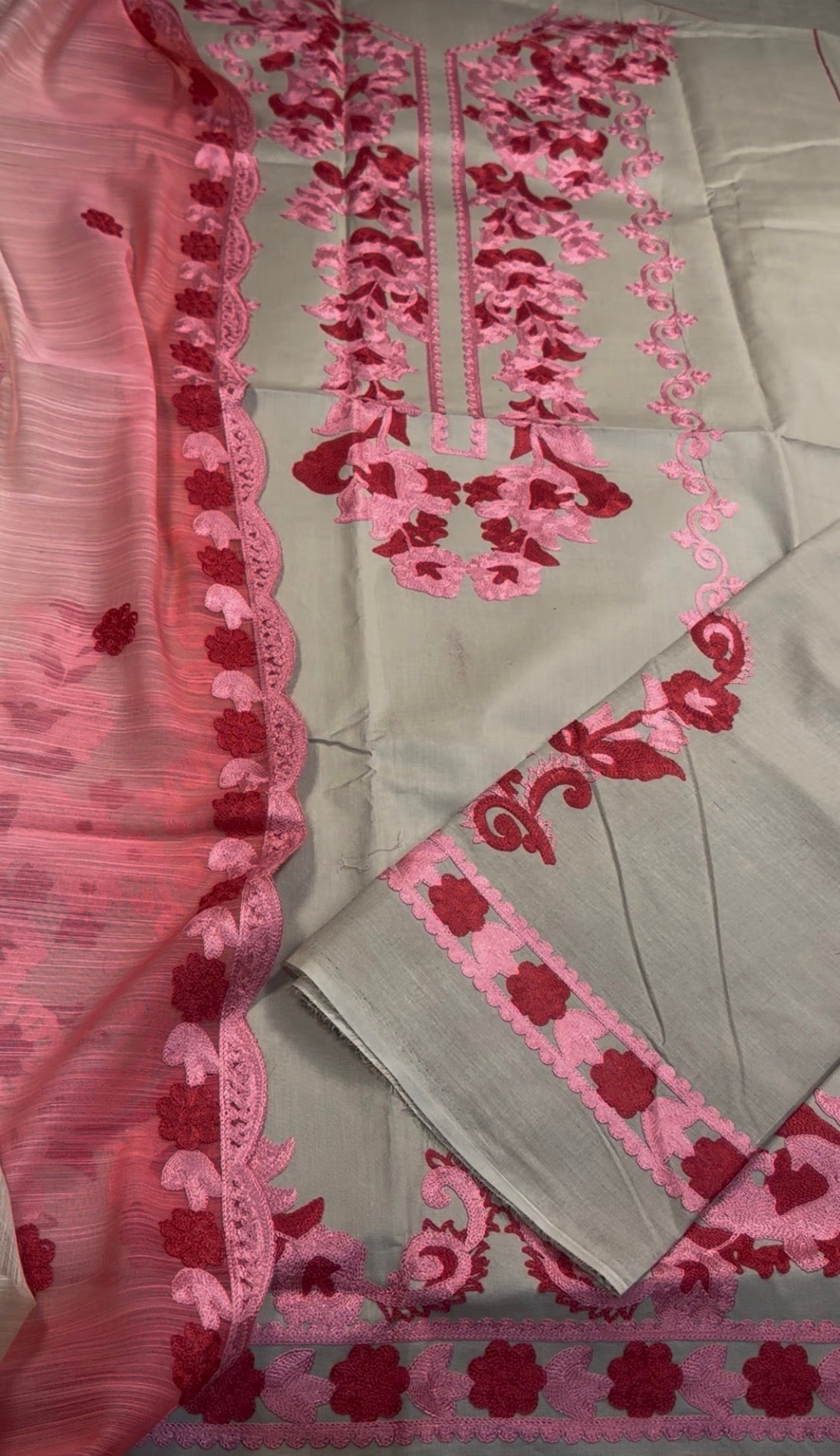 3pcs Tawkal pink Skin lawn