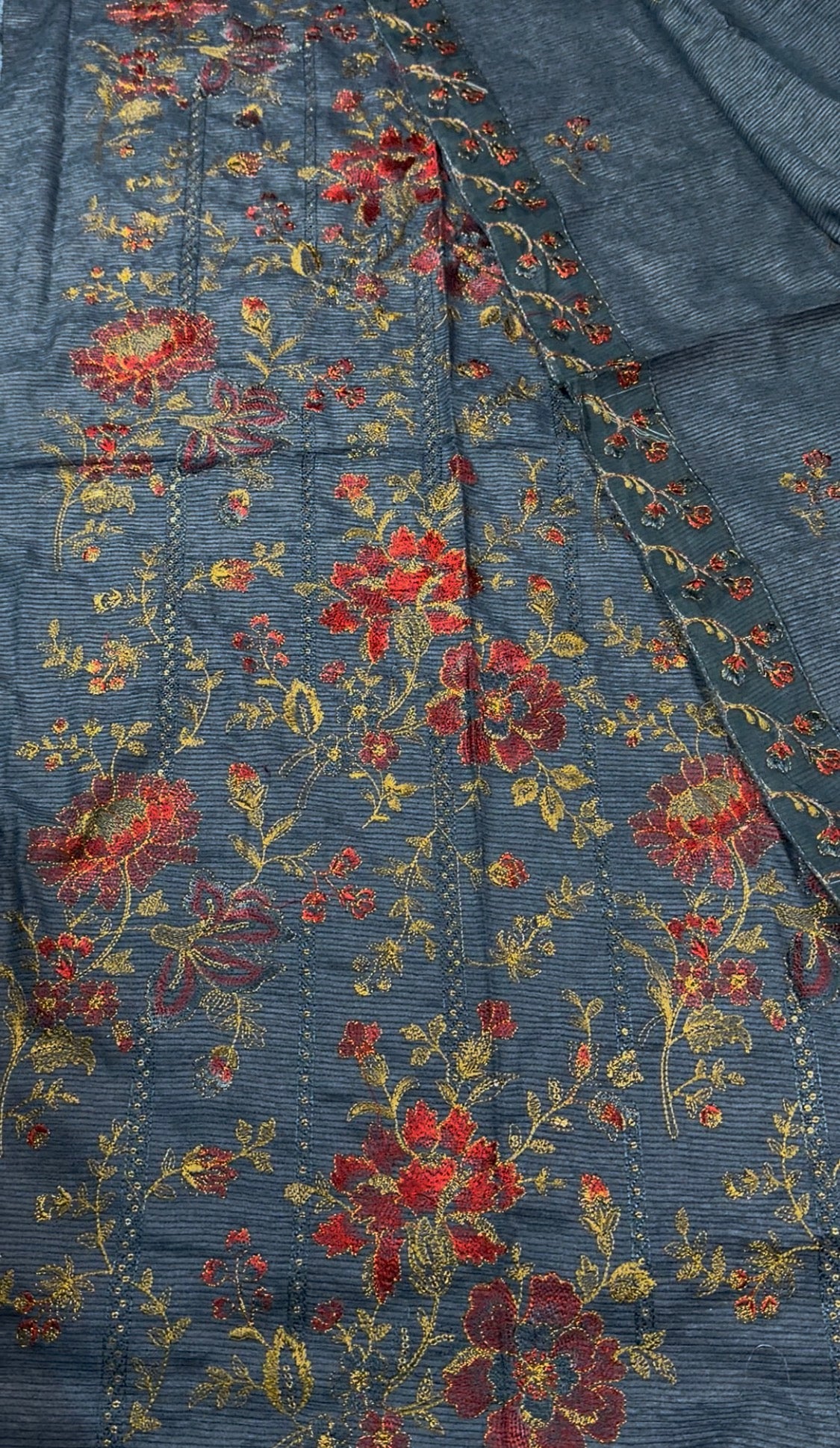 3pcs Kotrai Royal Blue Emb Breeze