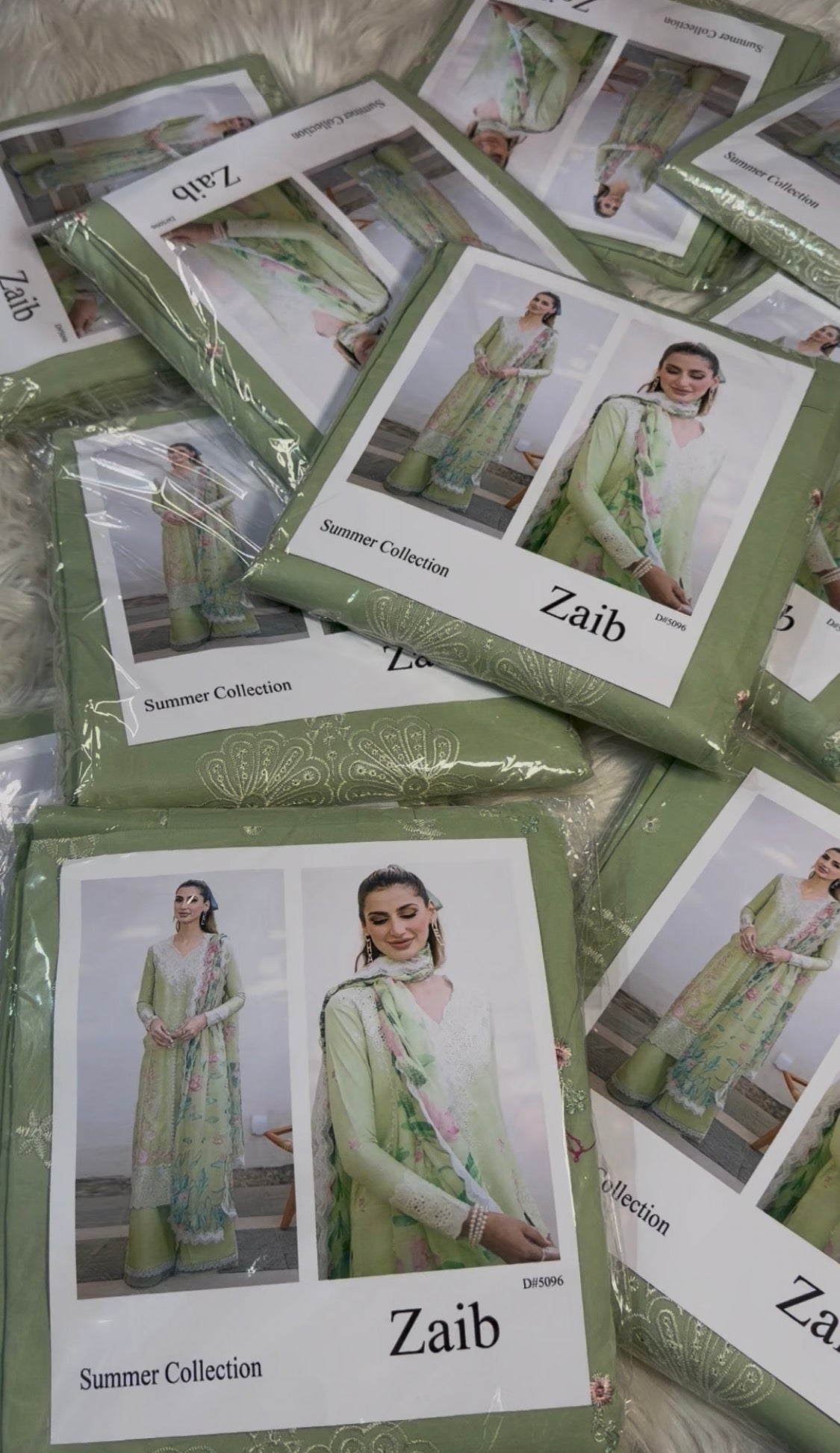 3pcs Zaib pista emb lawn